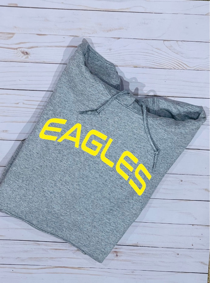 Emmorton Eagles Yellow Logo Sweatshirt-Personalized-Dryfit