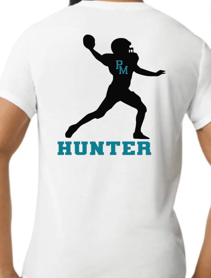 Patterson Mill Football Player Tshirt-Personalized