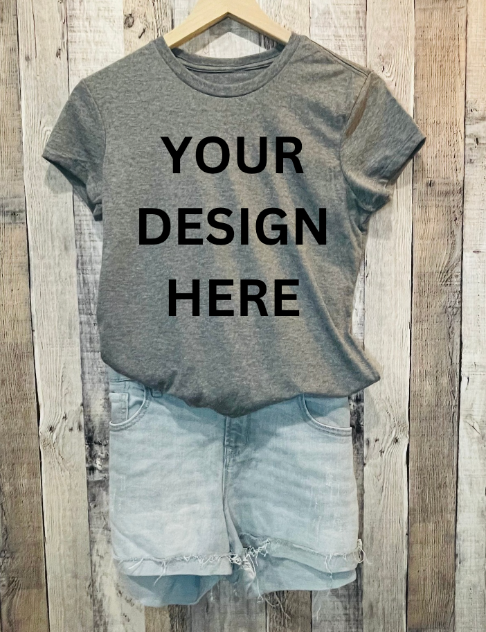 Custom Women's T-shirt - Front Design Only